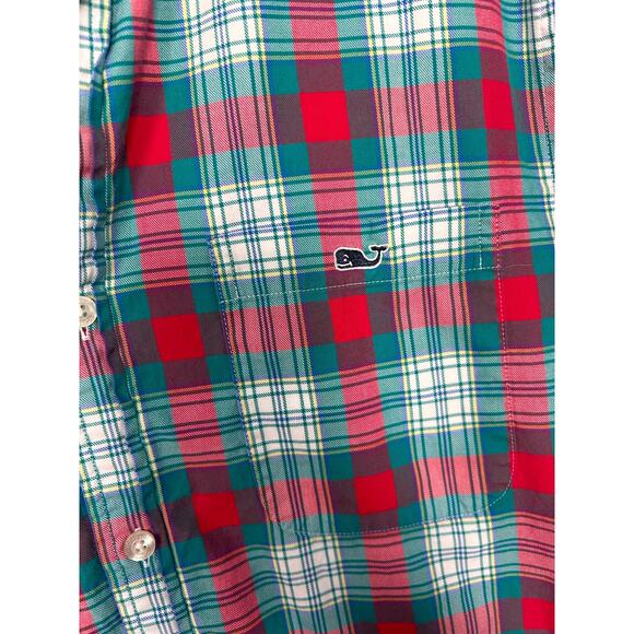 Vineyard Vines Men's Plaid Classic Fit Tucker Shirt Pocket Multicolor Size Small - Picture 5 of 8